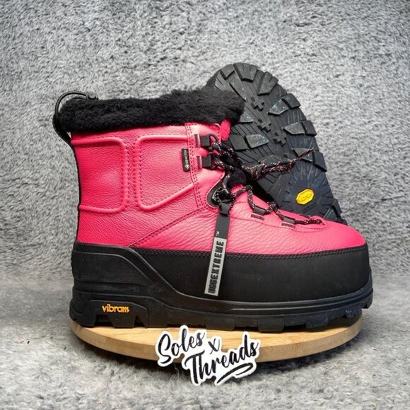 UGG Shasta Mid Gore-TEX Leather Boot Size 8 Women Pink Glow 1151870 - Picture 1 of 8